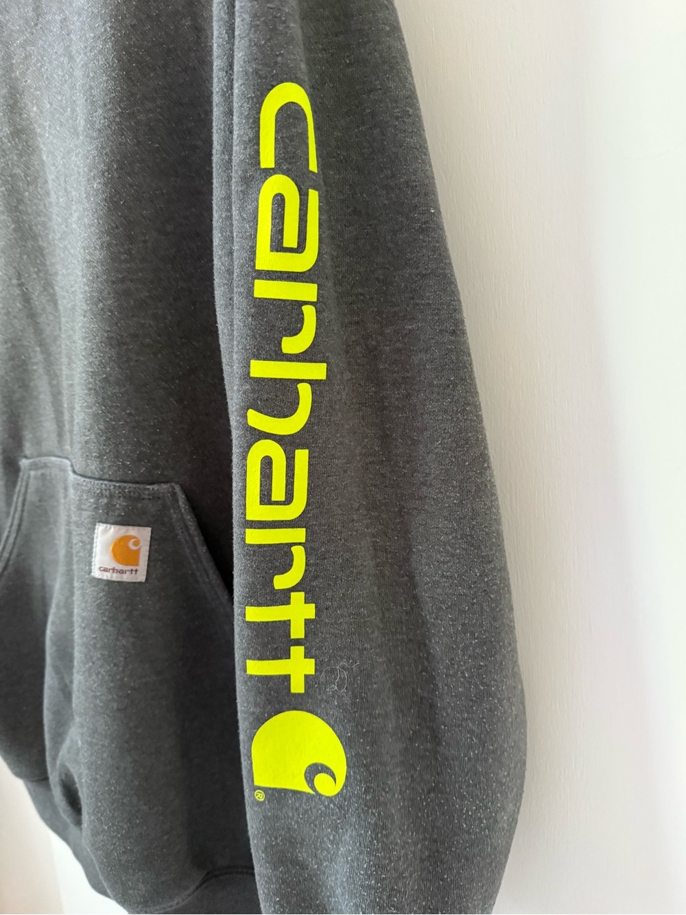 Carhartt Iconic K288 Logo Sweatshirt in Carbon Heather - Picture 7 of 11